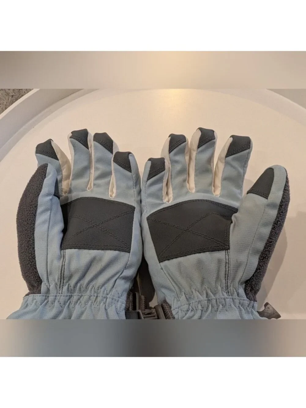 HEAD Winter Warm Sports Gloves Blue & Gray Adult Size small
